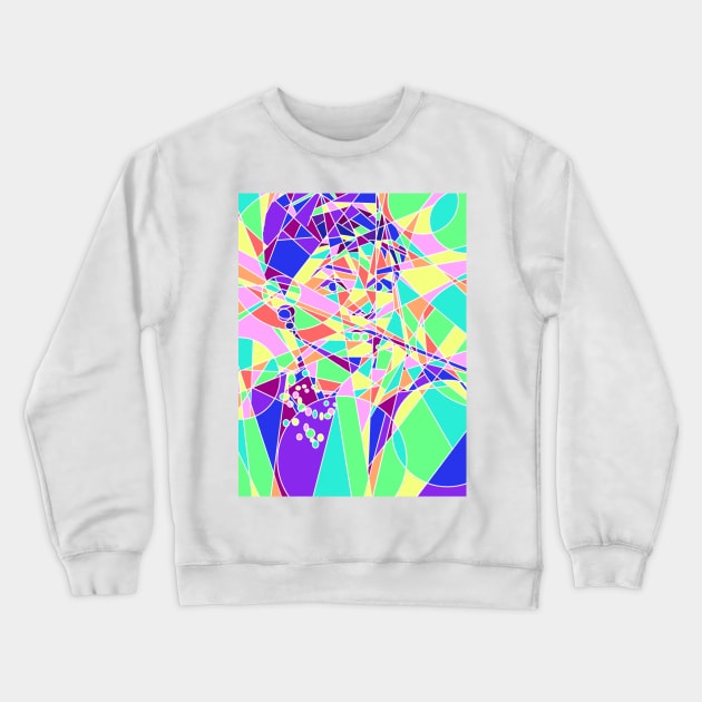 retro audrey hepburn Crewneck Sweatshirt by theerraticmind